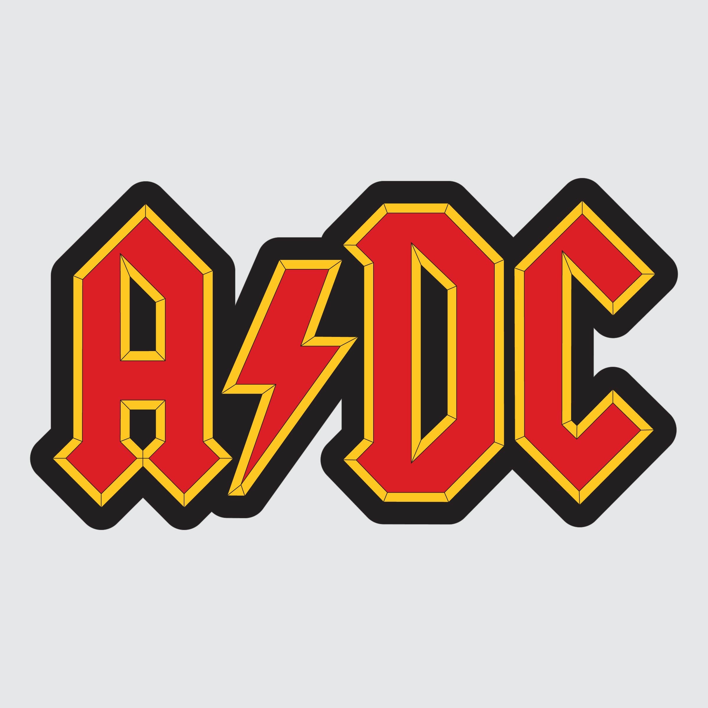 ADC - Lightning Bolt Red and Yellow