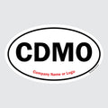 CDMO – B&W Oval Sticker