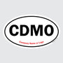 CDMO – B&W Oval Sticker