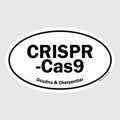 CRISPR-Cas9 #1 - B&W Oval Sticker
