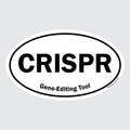 CRISPR – B&W Oval Sticker