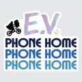 E.V. Phone Home – Holographic Sticker