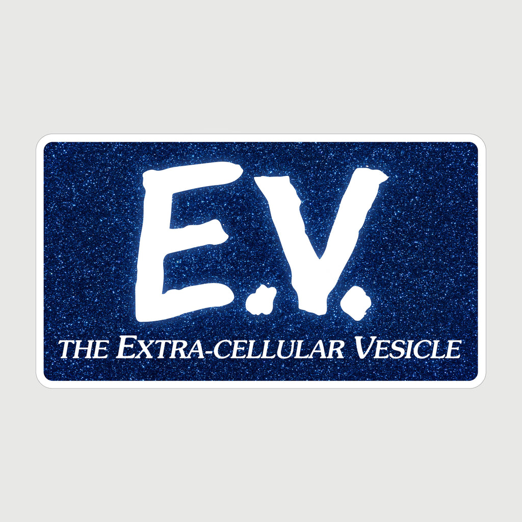 E.V. The Extracellular Vesicle – Glitter Sticker