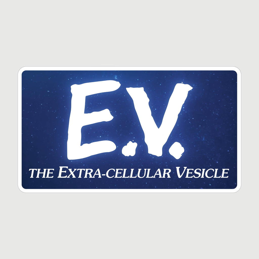 E.V. The Extracellular Vesicle – Glitter Sticker