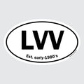 LVV – B&W Oval Sticker