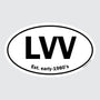 LVV – B&W Oval Sticker