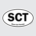 SCT – B&W Oval Sticker